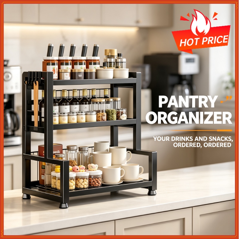Commercial Kitchen Knife Holder - Estante para especias de metal ajustable
