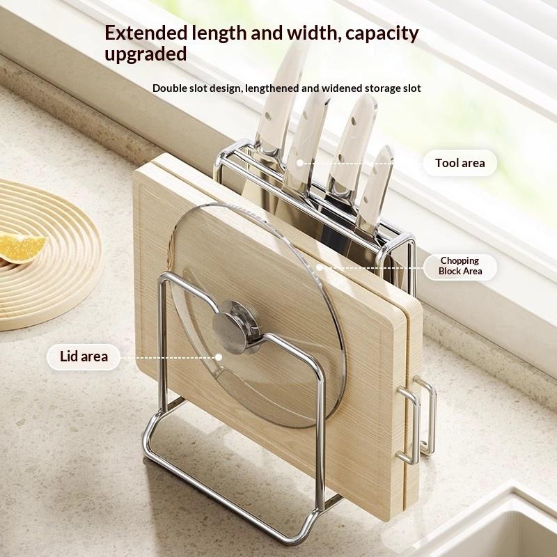Soporte para cuchillos de acer - Commercial Kitchen Knife Holder reseña y precio