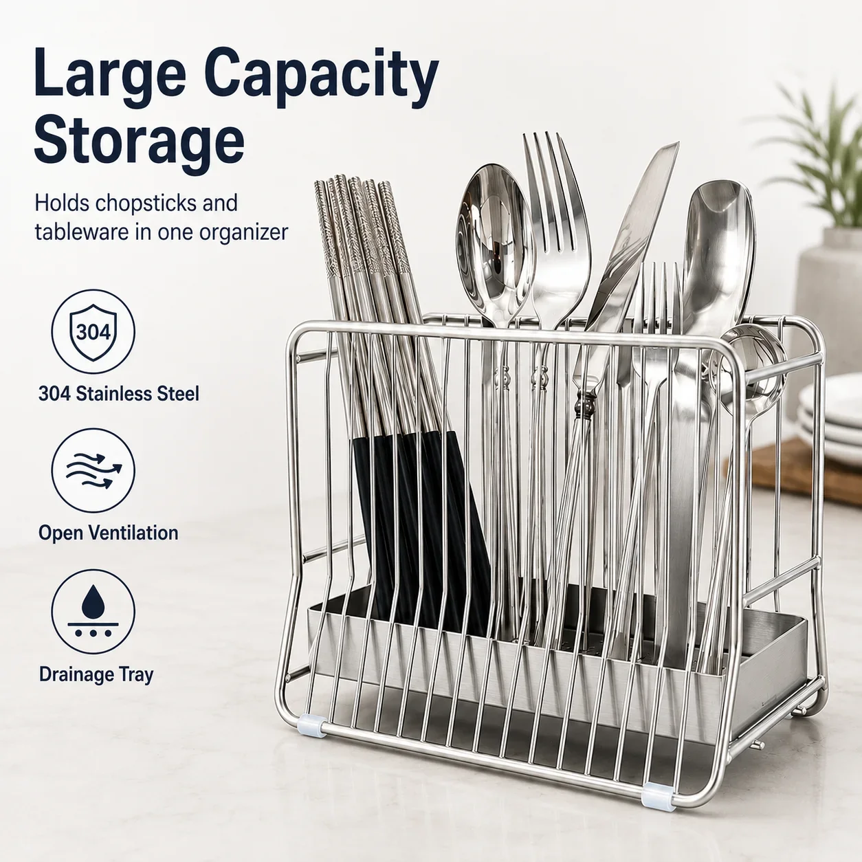 Soporte para Palillos de Acero - Commercial Kitchen Knife Holder reseña y precio