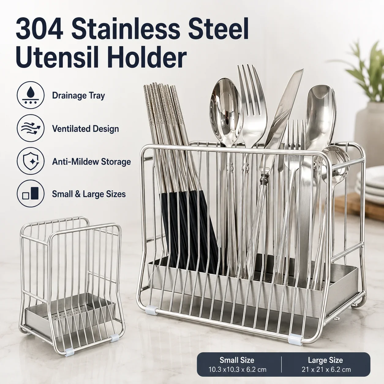 Soporte para Palillos de Acero - Commercial Kitchen Knife Holder reseña y precio