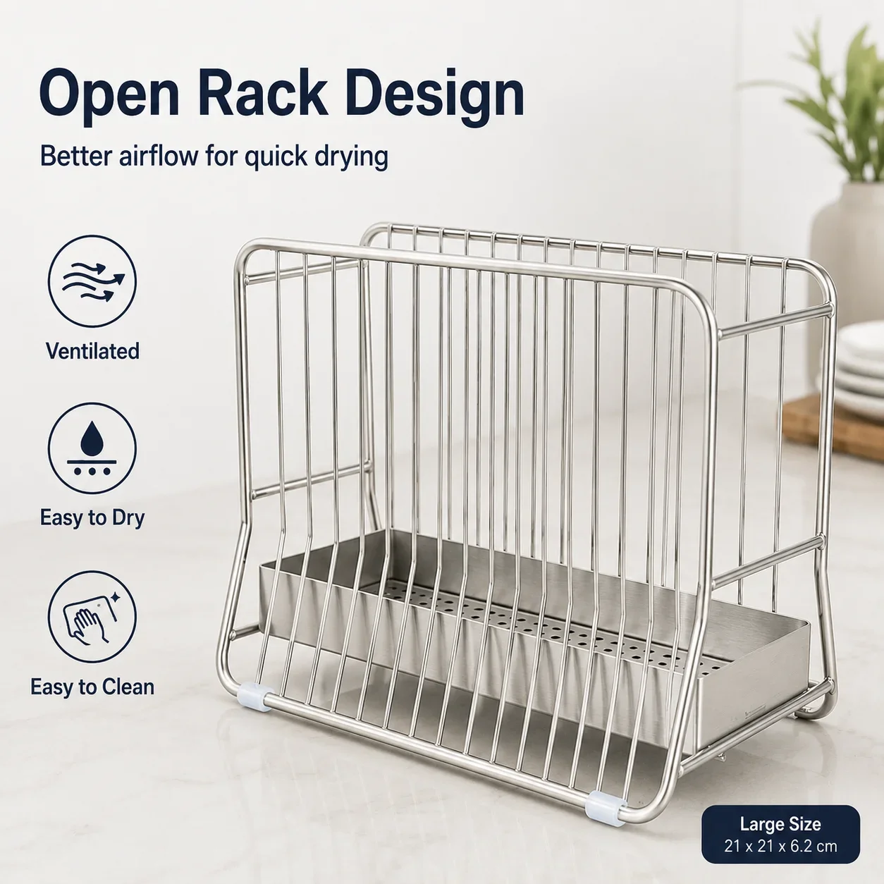 Soporte para Palillos de Acero - Commercial Kitchen Knife Holder reseña y precio