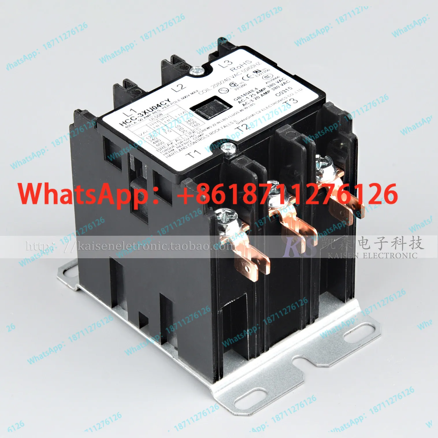 Contactor trifásico de CA HCC- - Commercial Kitchen Ceiling reseña y precio