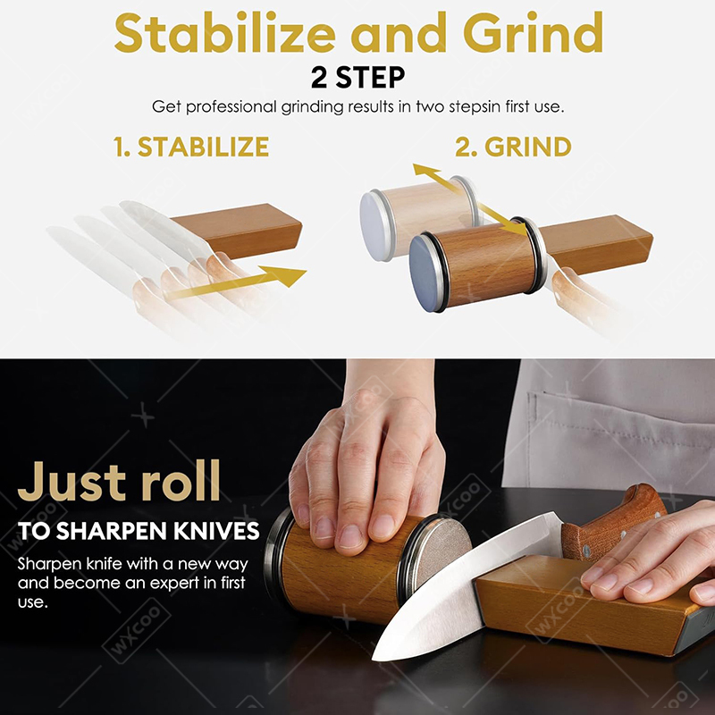 Piedra de afilar rodante para  - Commercial Kitchen Knife Holder reseña y precio