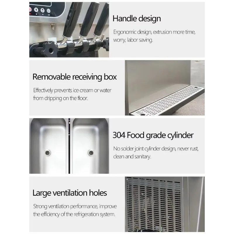 Máquina Comercial de Helado Su - Commercial Ice Maker reseña y precio