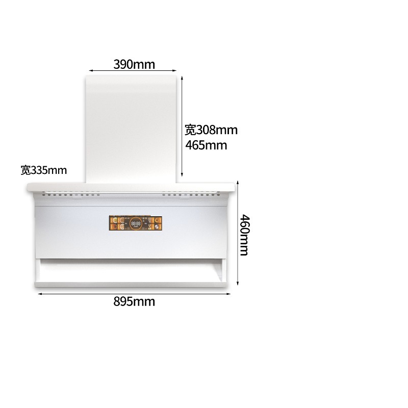 Campana extractora de doble su - Commercial Kitchen Vent Hood reseña y precio