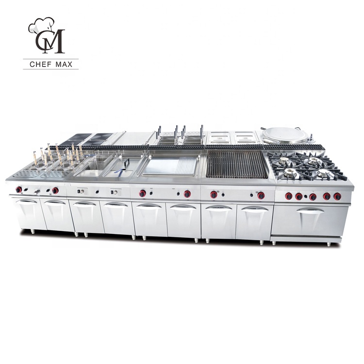 CHEFMAX Hotel Equipo de cocina - Commercial Kitchen Youtube reseña y precio